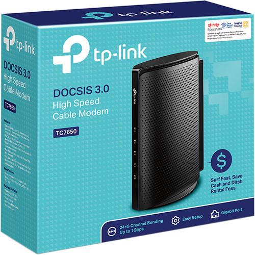 TP-Link TC-7650 DOCSIS 3.0 Cable Modem