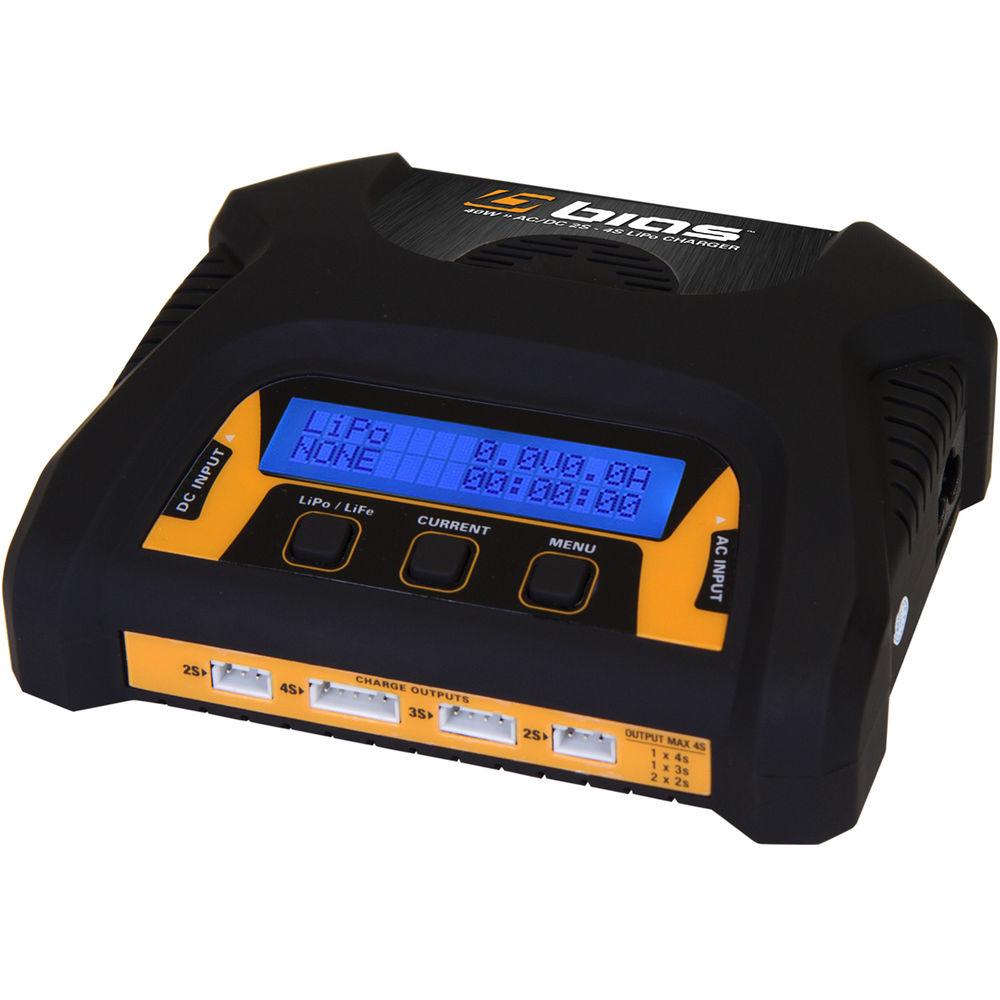 Venom Group Bias 2 To 4 Cell AC:DC Dual 2S Port 3 Amp 40W RC LiPo Battery Balance Charger