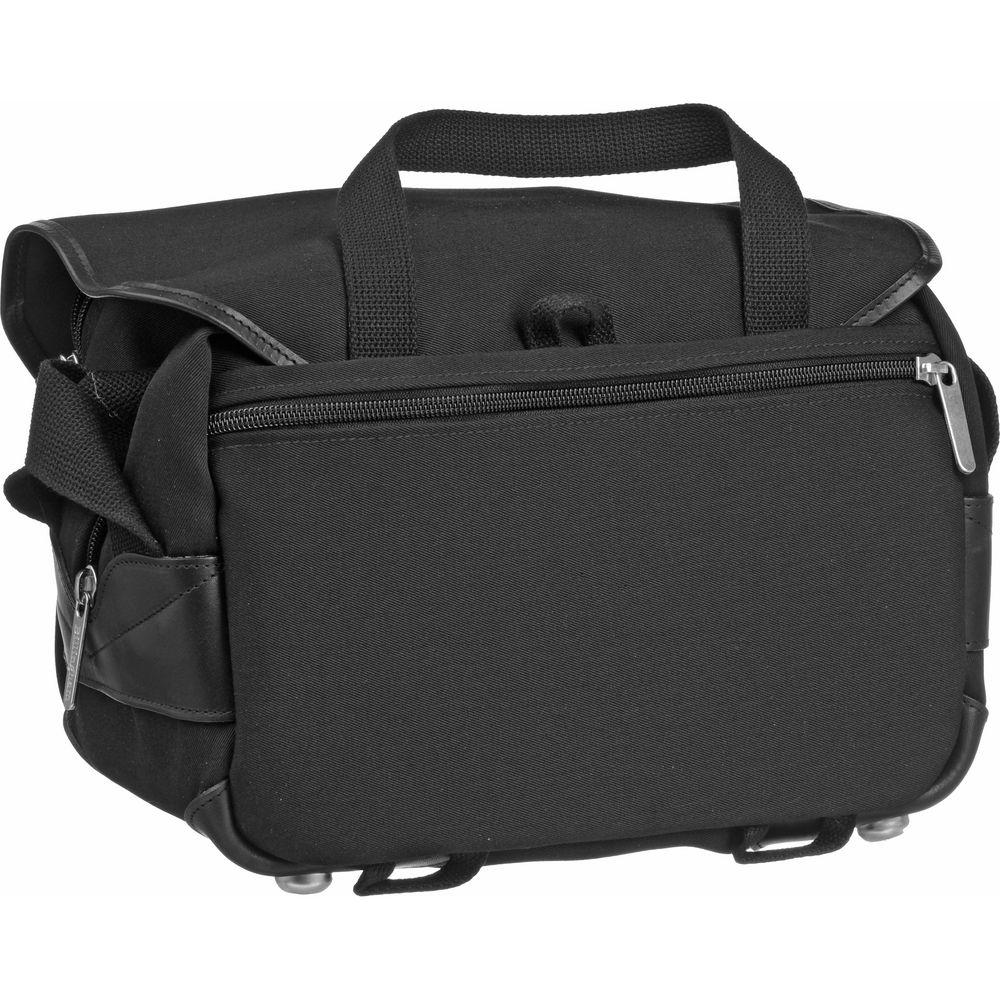 Billingham 225 Shoulder Bag Black with Black Leather Trim