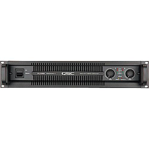 QSC PL380 PowerLight 3 Series 1500 Watt Professional Power Amplifier