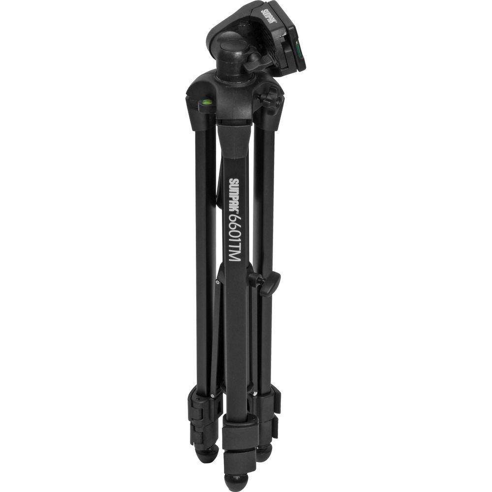 Sunpak 6601TM Tri-Monopod with 3-Way, Pan-and-Tilt Head