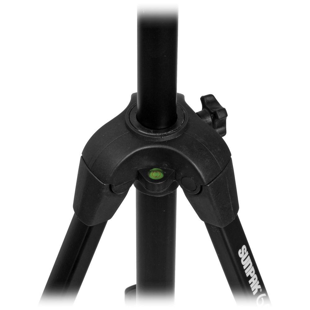 Sunpak 6601TM Tri-Monopod with 3-Way, Pan-and-Tilt Head