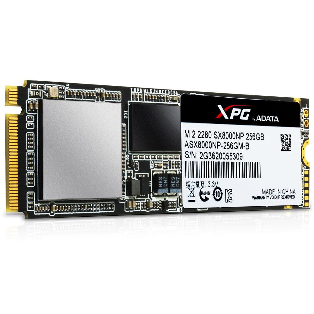 ADATA Technology 256GB XPG SX8000 PCIe Gen3x4 M.2 2280 SSD