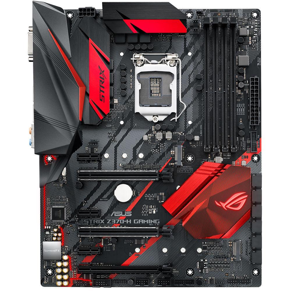 ASUS Republic of Gamers Strix Z370-H Gaming LGA1151 ATX Motherboard