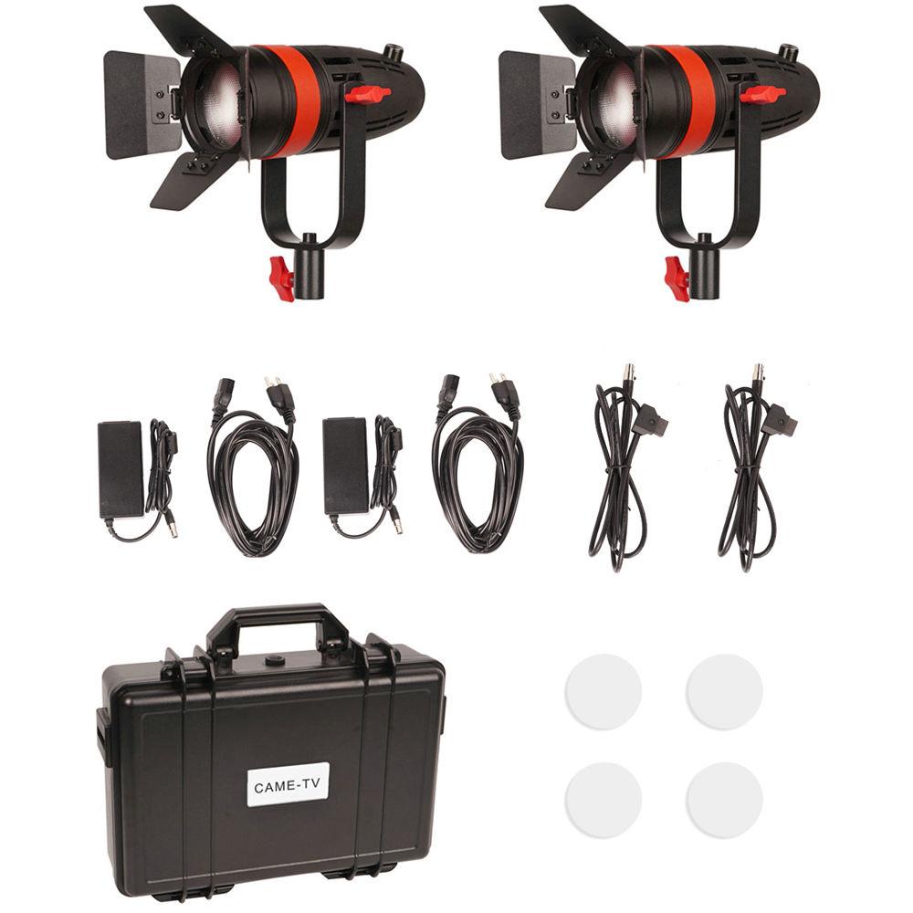 CAME-TV Boltzen 55W Bi-Color LED Fresnel 2-Light Kit