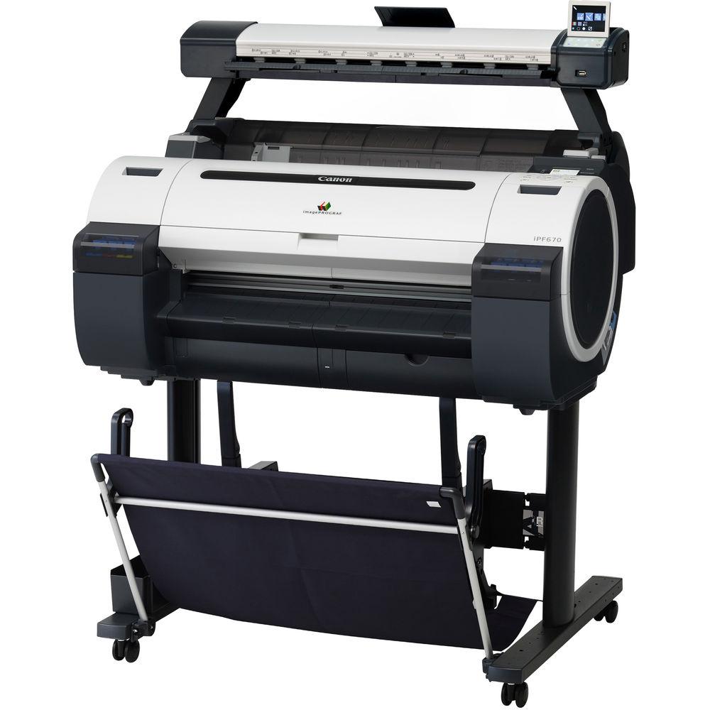 Canon imagePROGRAF iPF670 24" Large-Format Inkjet Printer with L24 Scanner