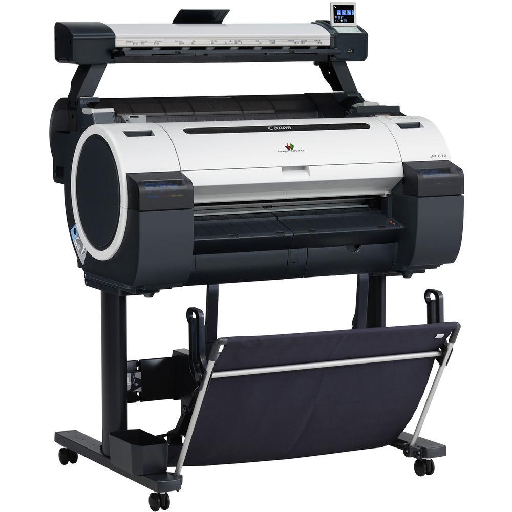 Canon imagePROGRAF iPF670 24" Large-Format Inkjet Printer with L24 Scanner