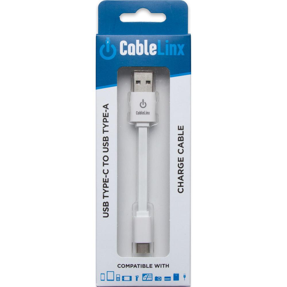 ChargeHub CableLinx USB Type-C Male to USB Type-A Male Cable, ChargeHub, CableLinx, USB, Type-C, Male, to, USB, Type-A, Male, Cable