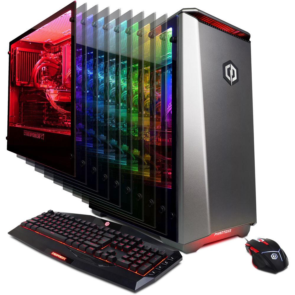 CyberPowerPC Gamer Panzer Liquid Cool Desktop Computer