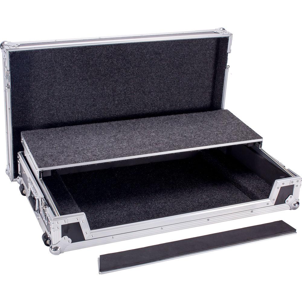 DeeJay LED Flight Case for One Pioneer DDJ SZ SERATO DJ USB Music Controller with Shelf and Wheels