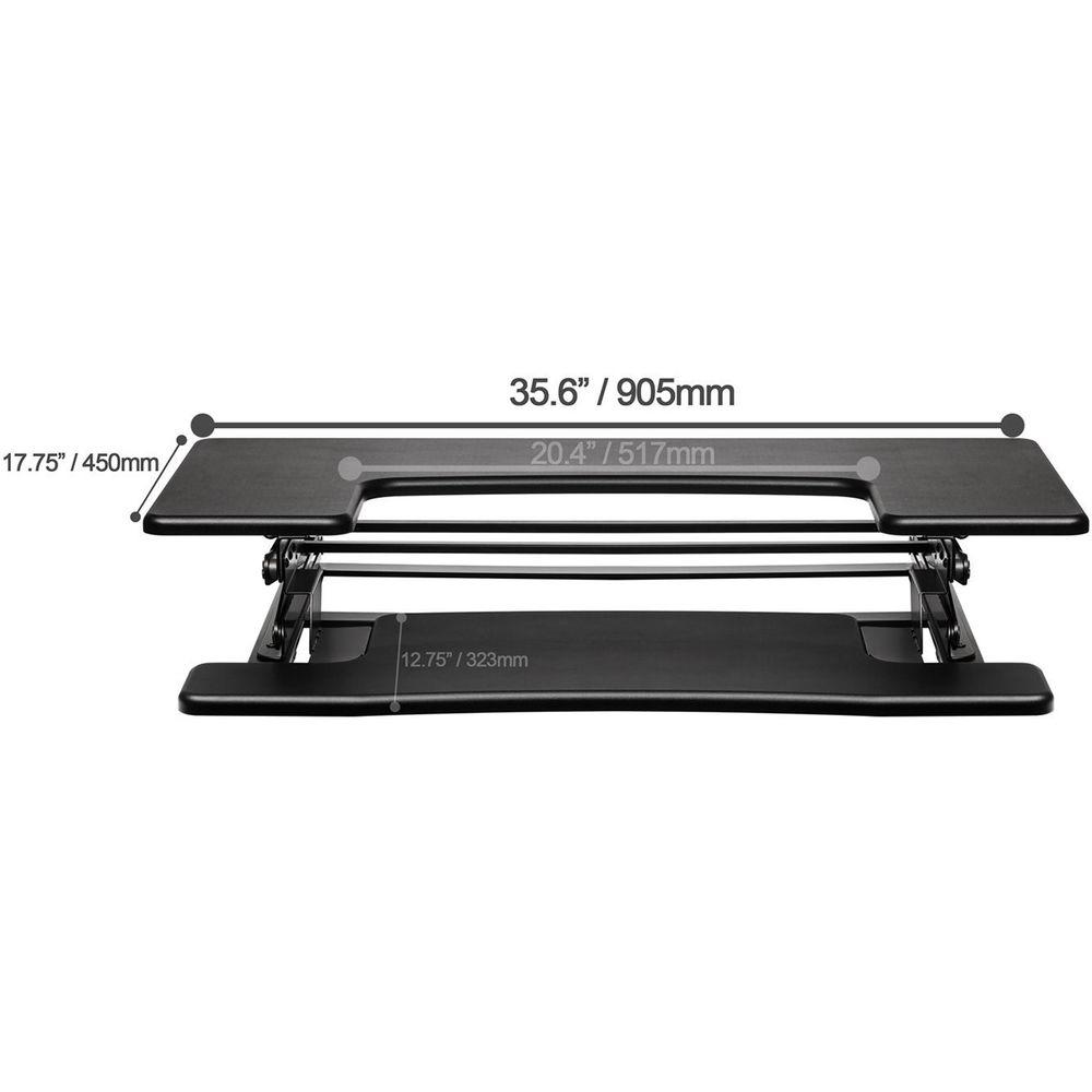 Halter ED-600 Height Adjustable Desk Sit Stand Desktop