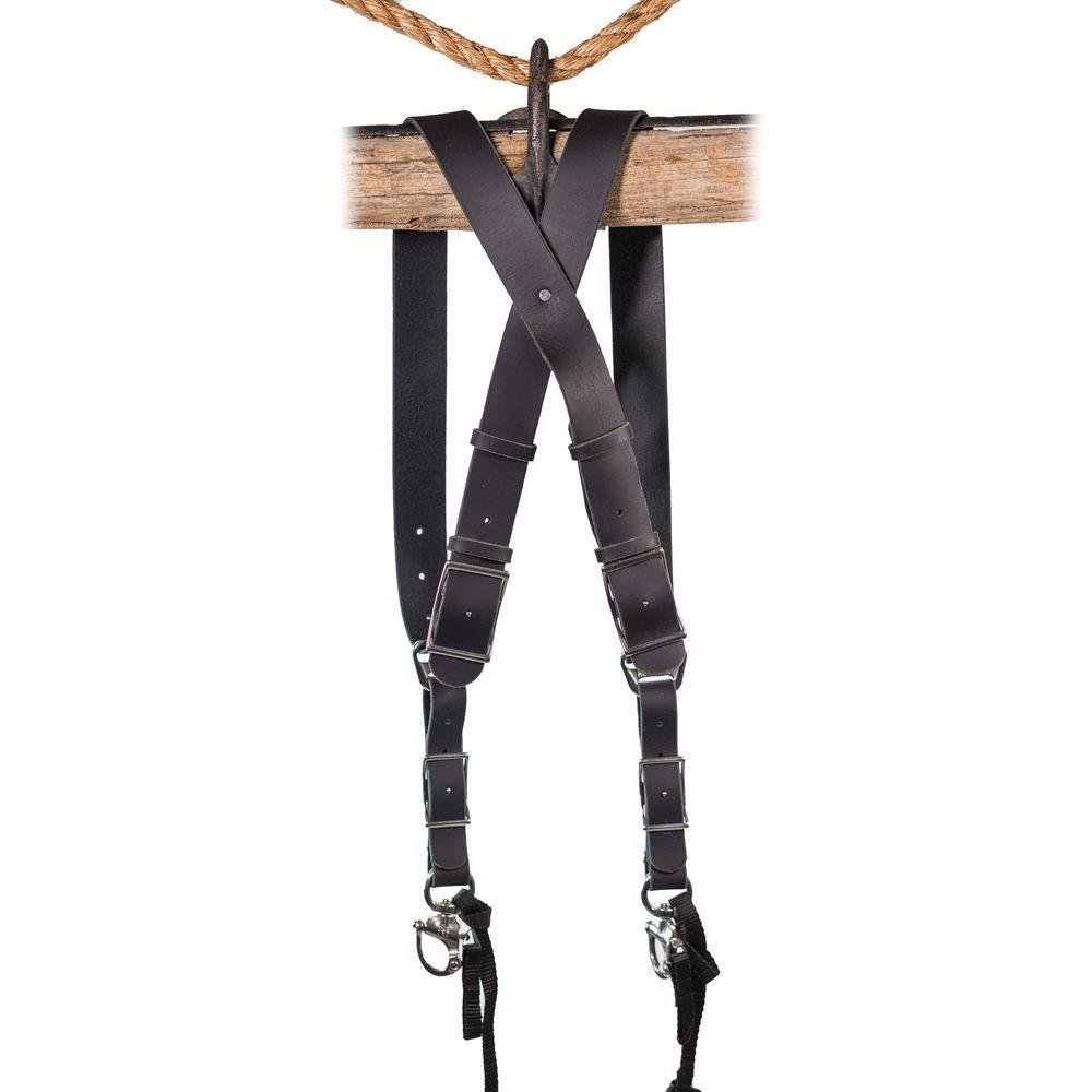 HoldFast Gear Money Maker 2-Camera Leather Harness without D-Rings 