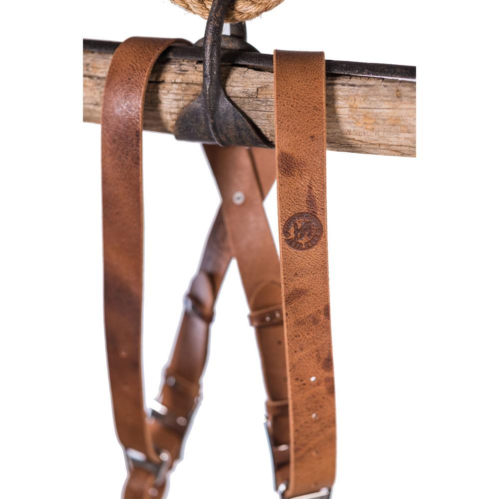 HoldFast Gear Money Maker 2-Camera Leather Harness without D-Rings 