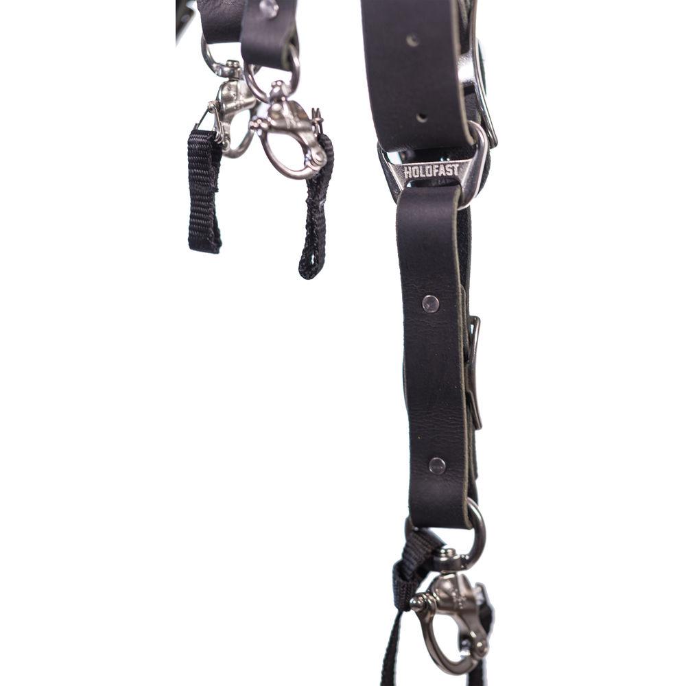 HoldFast Gear Money Maker 3-Camera Leather Harness