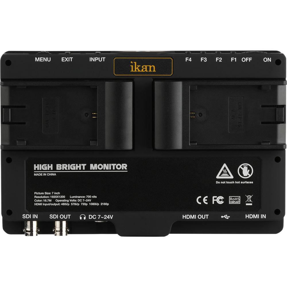 ikan S7H-DK Saga 7" High-Brightness On-Camera Monitor Deluxe Kit