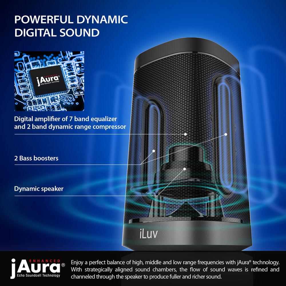 iLuv Aud Dock Portable Speaker for the 2nd Generation Amazon Echo Dot