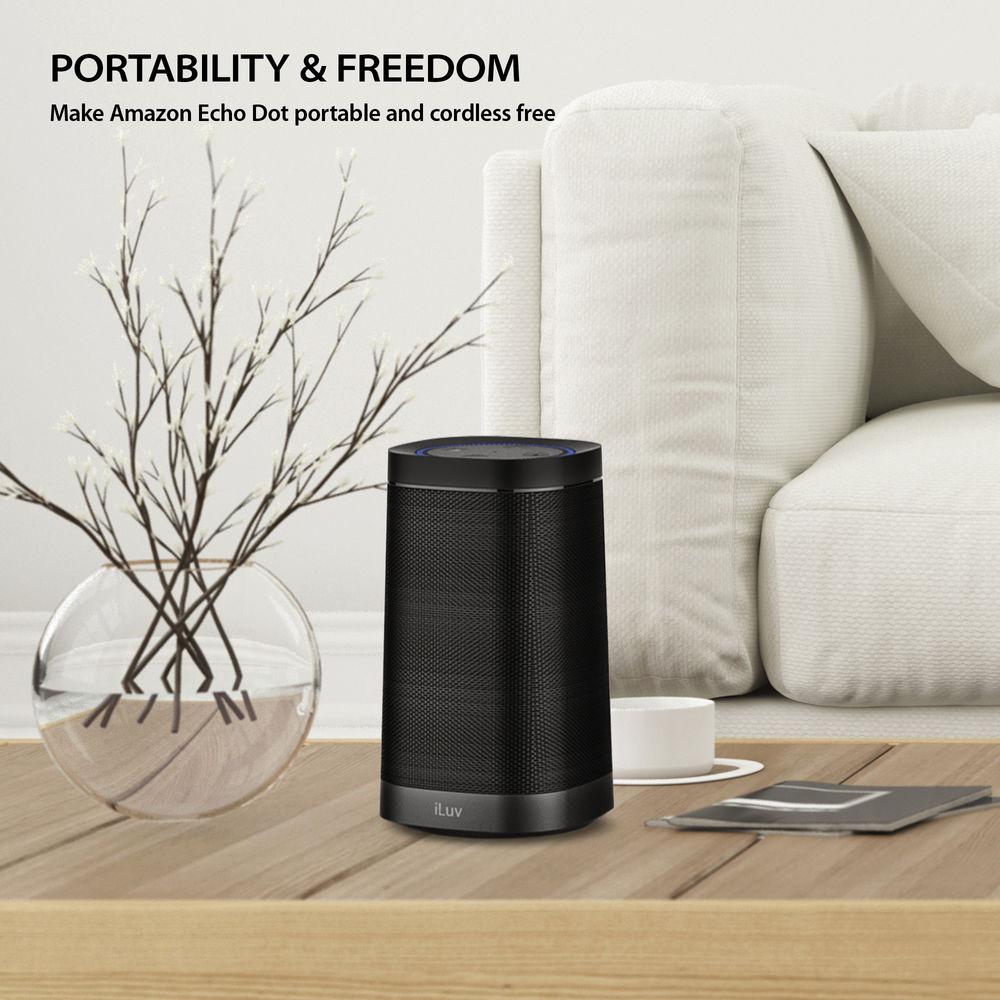 iLuv Aud Dock Portable Speaker for the 2nd Generation Amazon Echo Dot