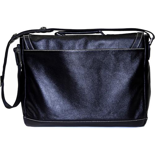 Jill-E Designs Bennett Leather Messenger Bag for 15" Laptop