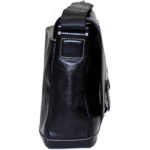 Jill-E Designs Bennett Leather Messenger Bag for 15" Laptop