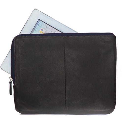Jill-E Designs Dominick Leather Sleeve with Stand for 10" Tablet