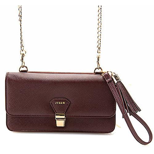 Jill-E Designs Isabel Tech Crossbody Bag with Built-In Phone Charger