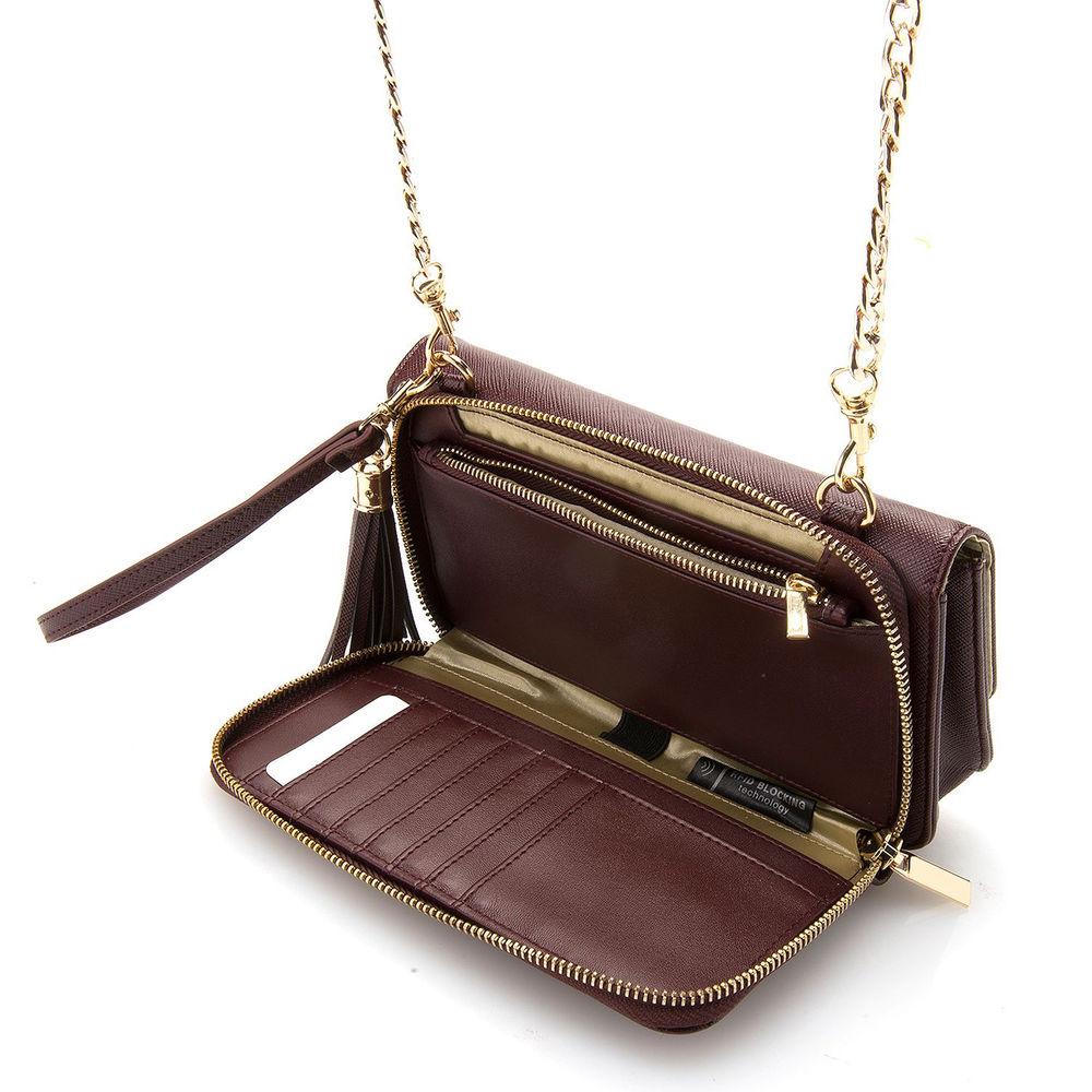 Jill-E Designs Isabel Tech Crossbody Bag with Built-In Phone Charger