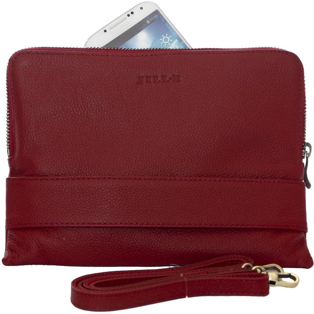 Jill-E Designs Ivy Leather Clutch for 7" Tablet