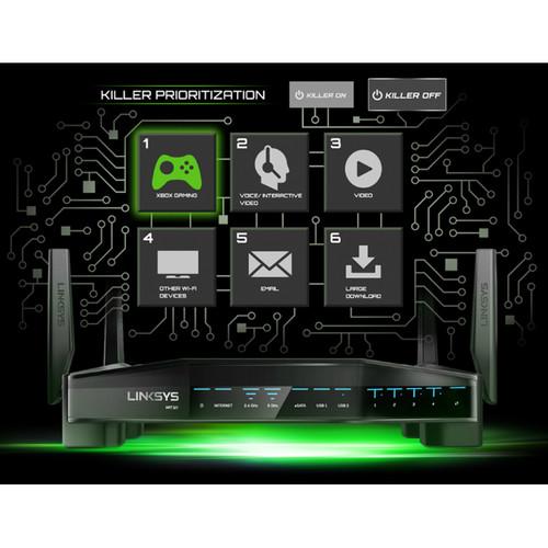Linksys WRT32XB AC3200 Wireless Dual-Band Gigabit Xbox Gaming Router