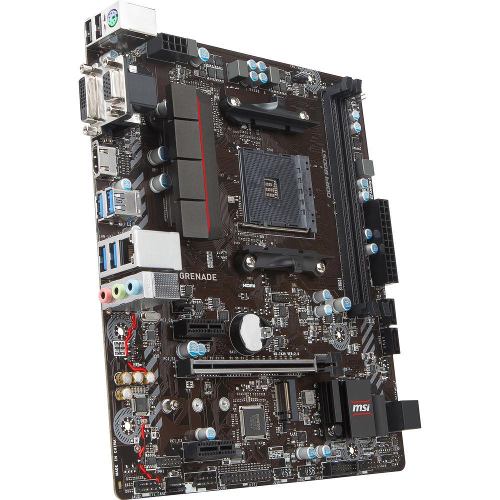 MSI A320M Grenade AM4 Micro-ATX Motherboard