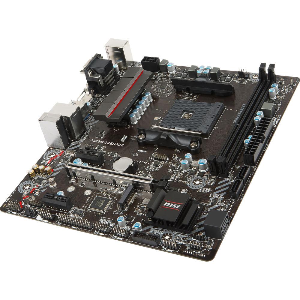 MSI A320M Grenade AM4 Micro-ATX Motherboard
