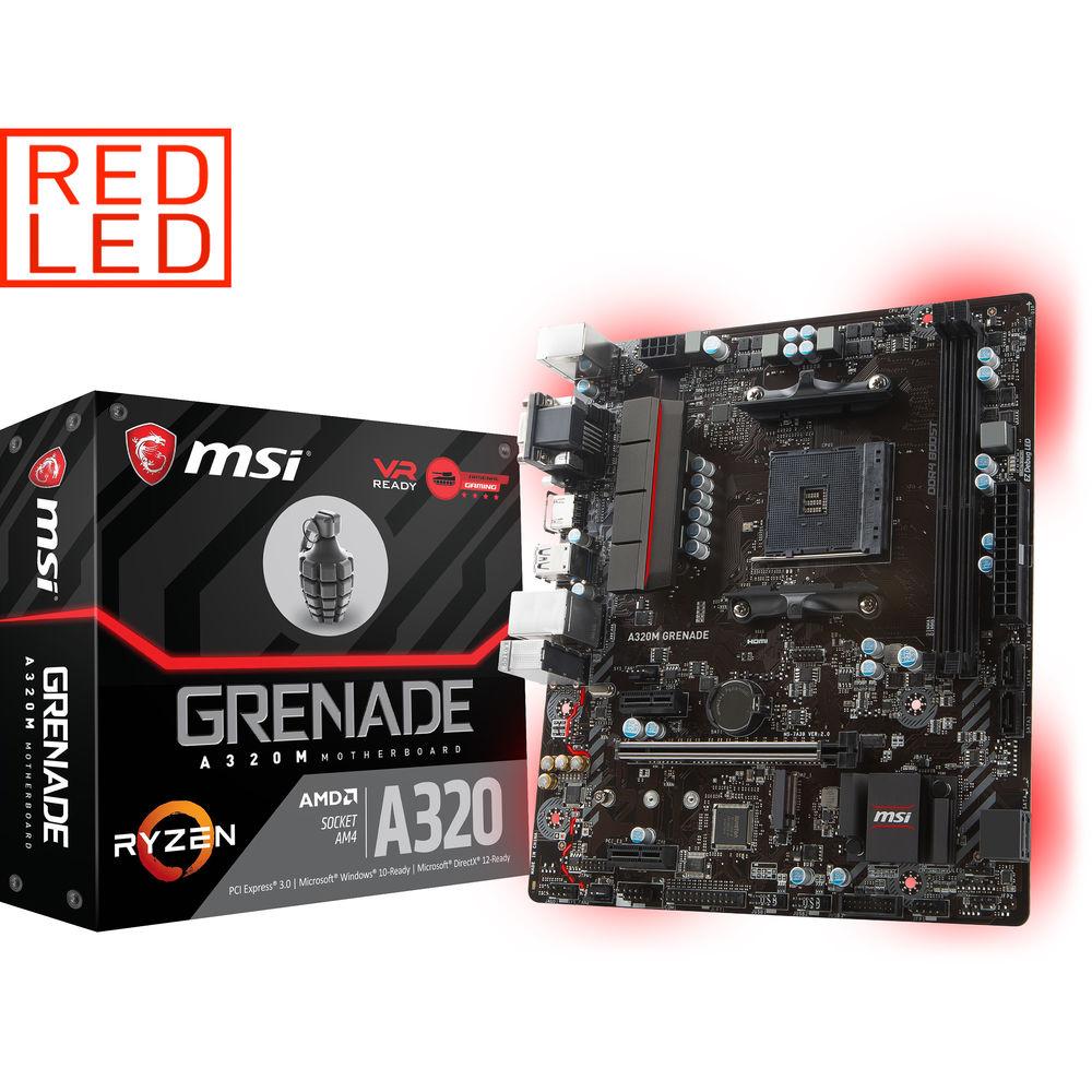 MSI A320M Grenade AM4 Micro-ATX Motherboard