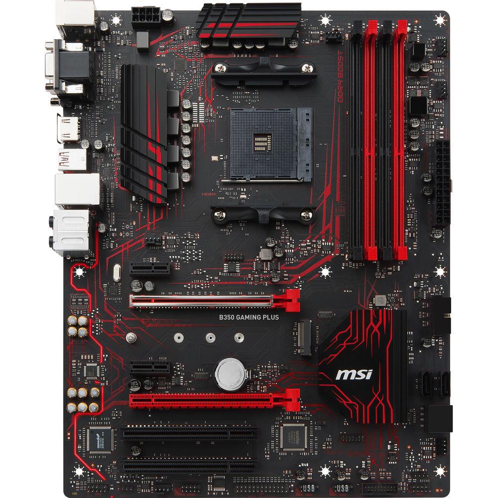 MSI B350 Gaming Plus AM4 ATX Motherboard