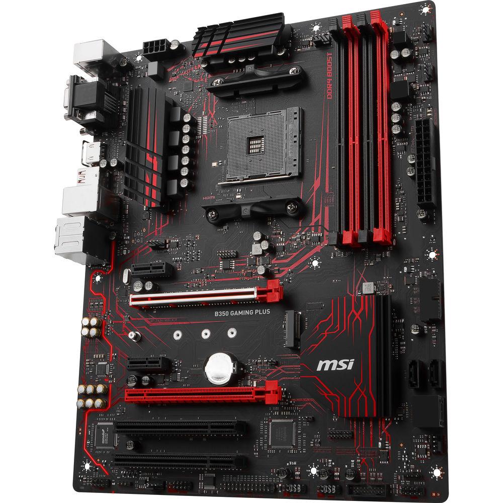 MSI B350 Gaming Plus AM4 ATX Motherboard