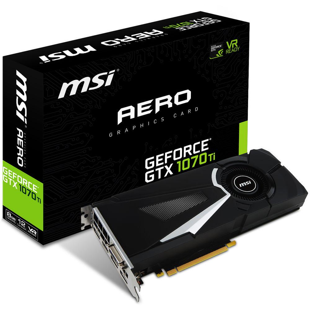 MSI GeForce GTX 1070 Ti AERO 8G Graphics Card