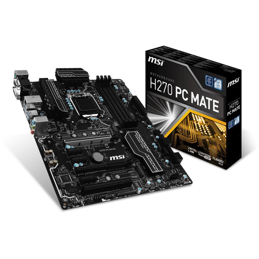 MSI H270 PC Mate LGA1151 ATX Motherboard