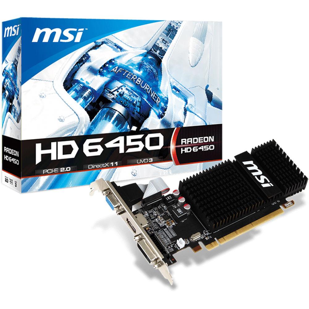 MSI Radeon HD 6450 Graphics Card