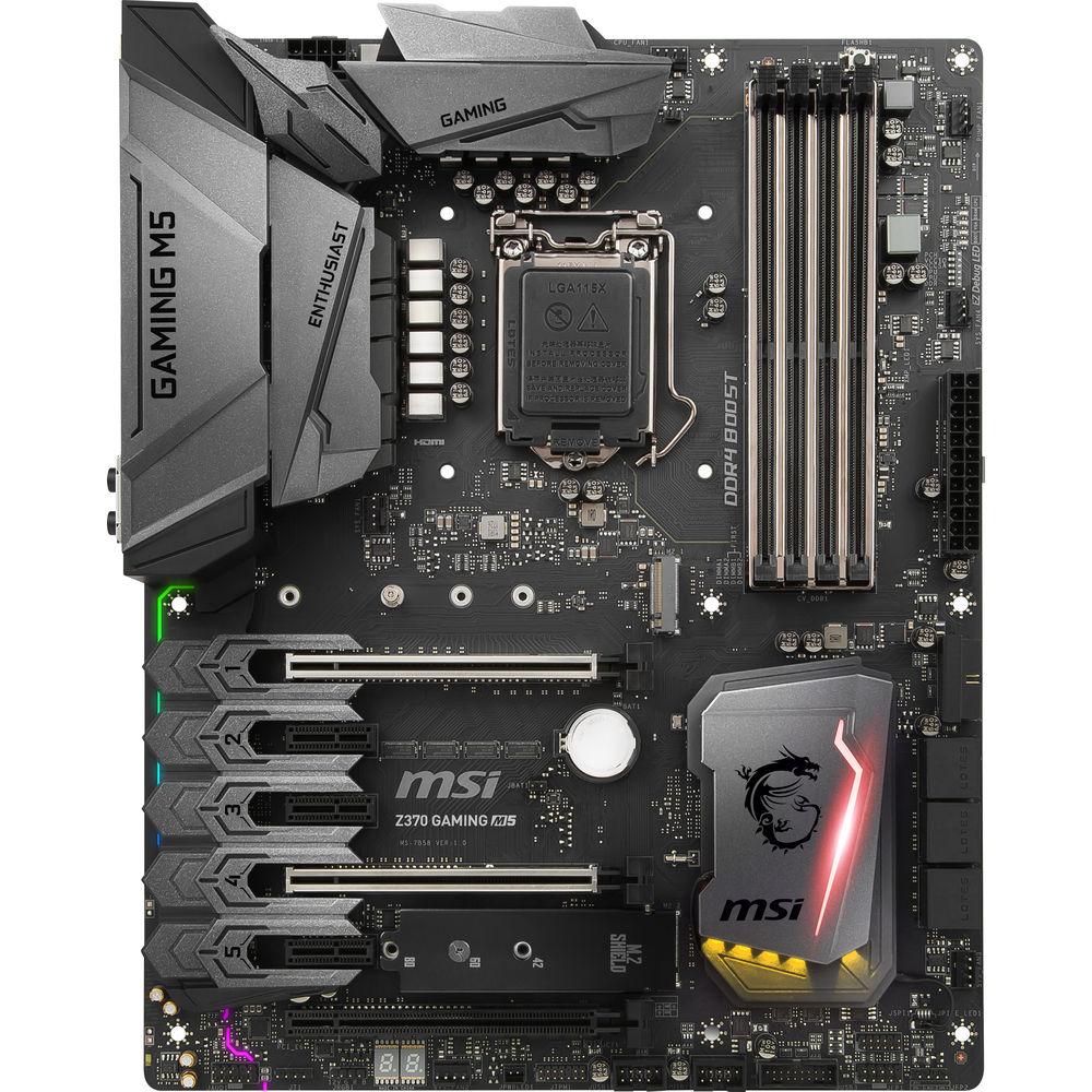 MSI Z370 Gaming M5 LGA 1151 ATX Motherboard