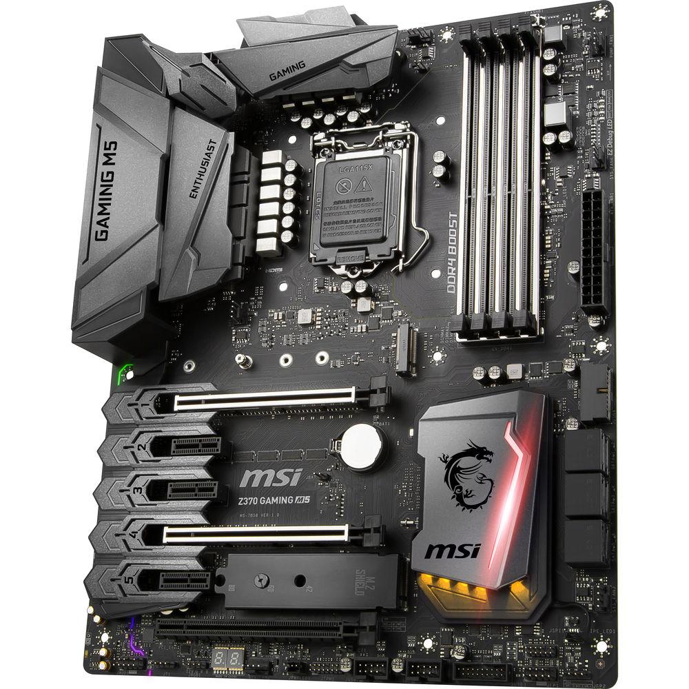MSI Z370 Gaming M5 LGA 1151 ATX Motherboard