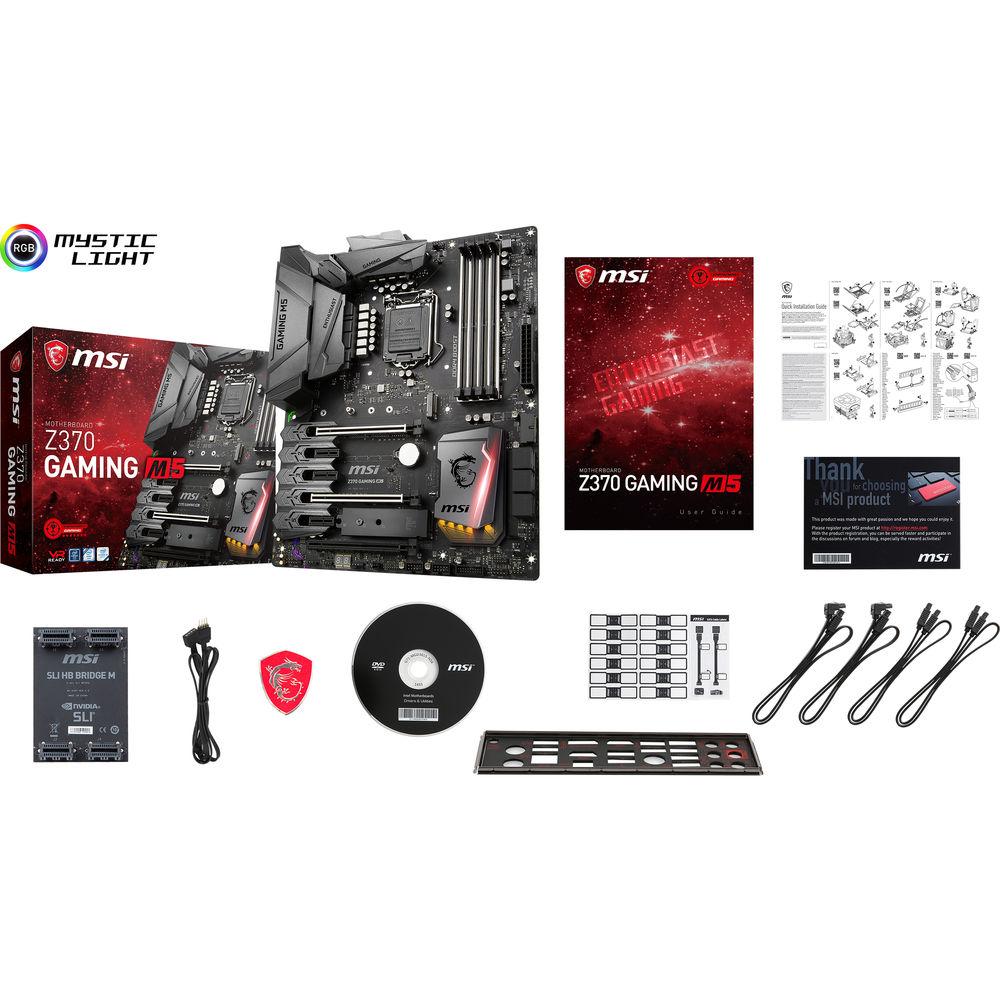 MSI Z370 Gaming M5 LGA 1151 ATX Motherboard