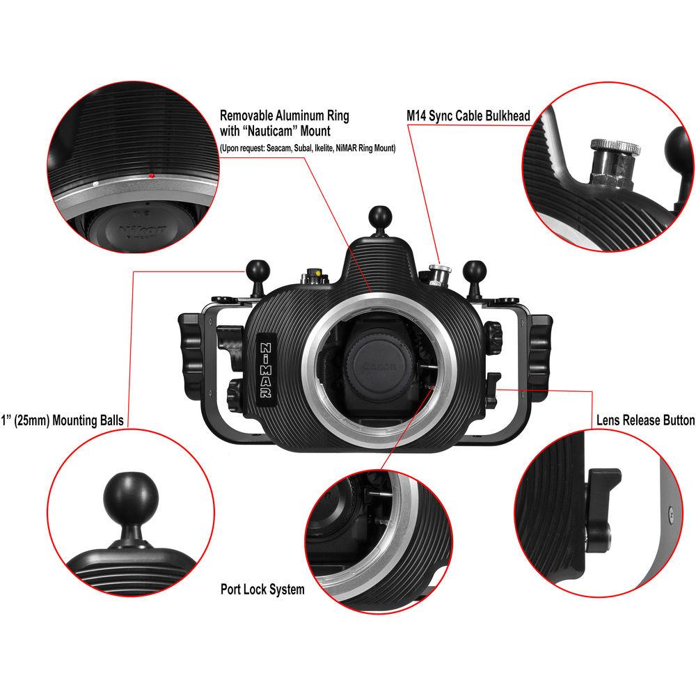 Nimar PRO Underwater Camera Housing for Canon EOS 6D Mark II