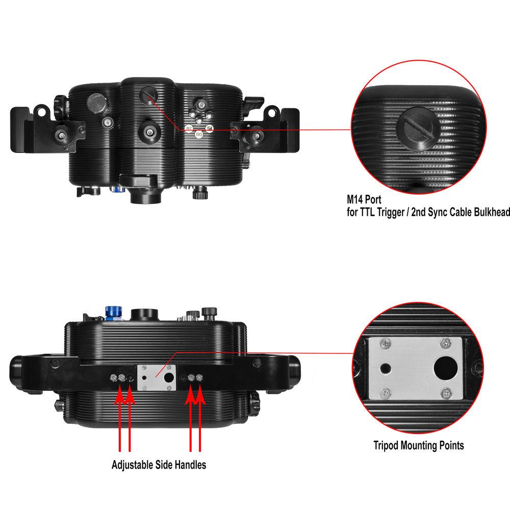 Nimar PRO Underwater Camera Housing for Canon EOS 6D Mark II
