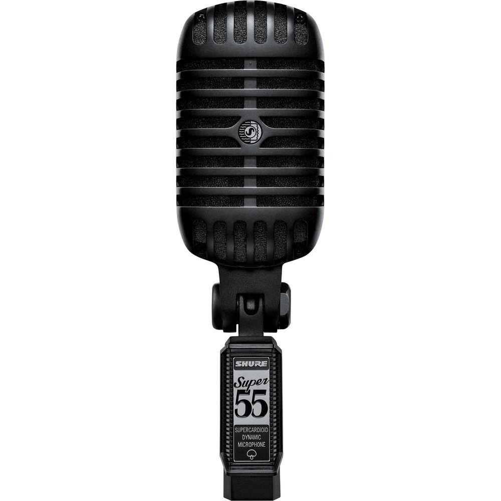 Shure Super 55 Pitch Black Edition Deluxe Vocal Microphone