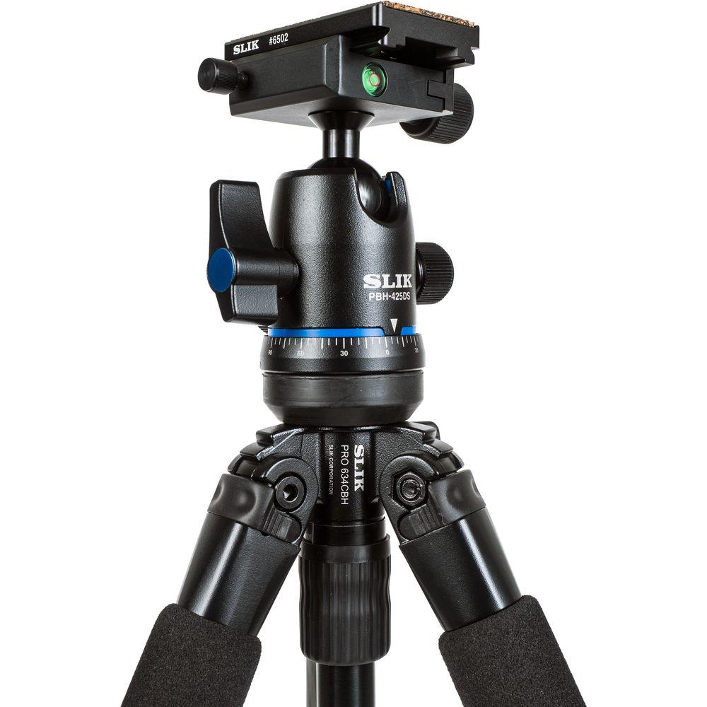 Slik Pro 634CFL Carbon Fiber Tripod with PBH-425DS Ball Head