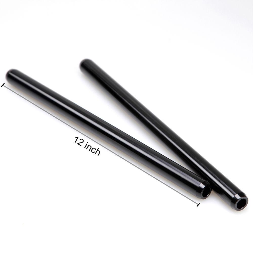 SmallRig 19mm Black Aluminum Rod Pair
