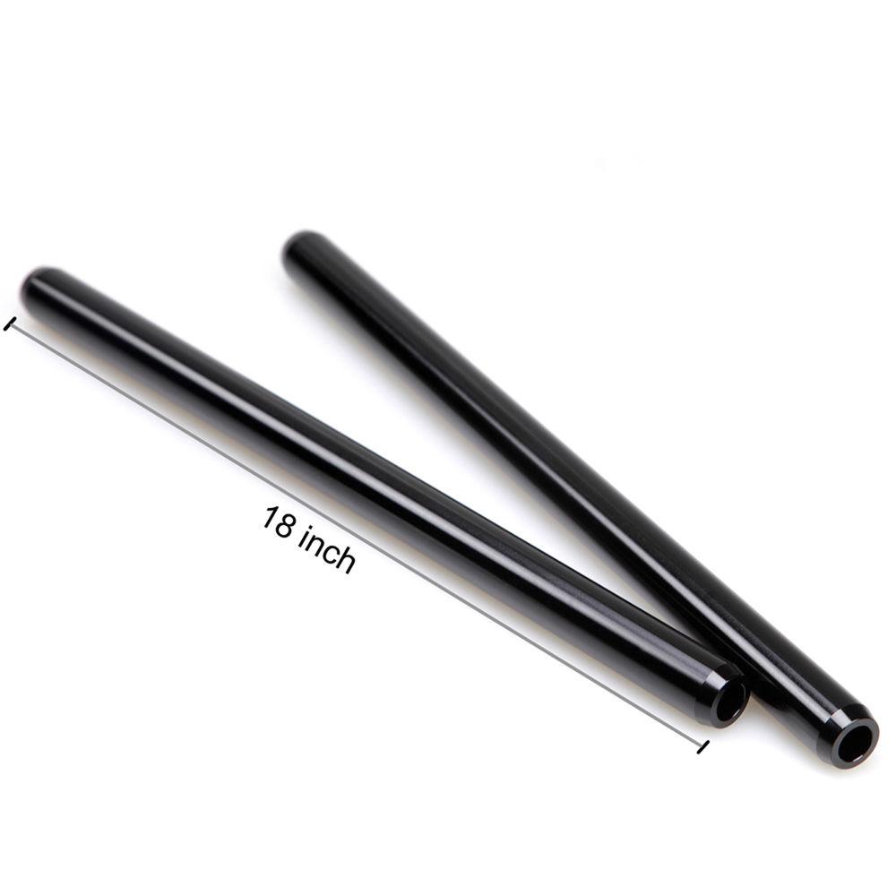 SmallRig 19mm Black Aluminum Rod Pair