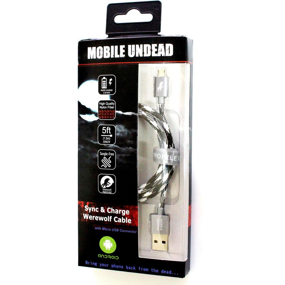 Tera Grand Mobile Undead USB 2.0 Type-A to Micro USB Werewolf Cable