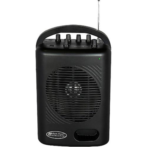 AmpliVox Sound Systems SWB245 Power Pod PA Media Package Portable All-In-One PA System with Three Microphones and Bluetooth Audio Receiver