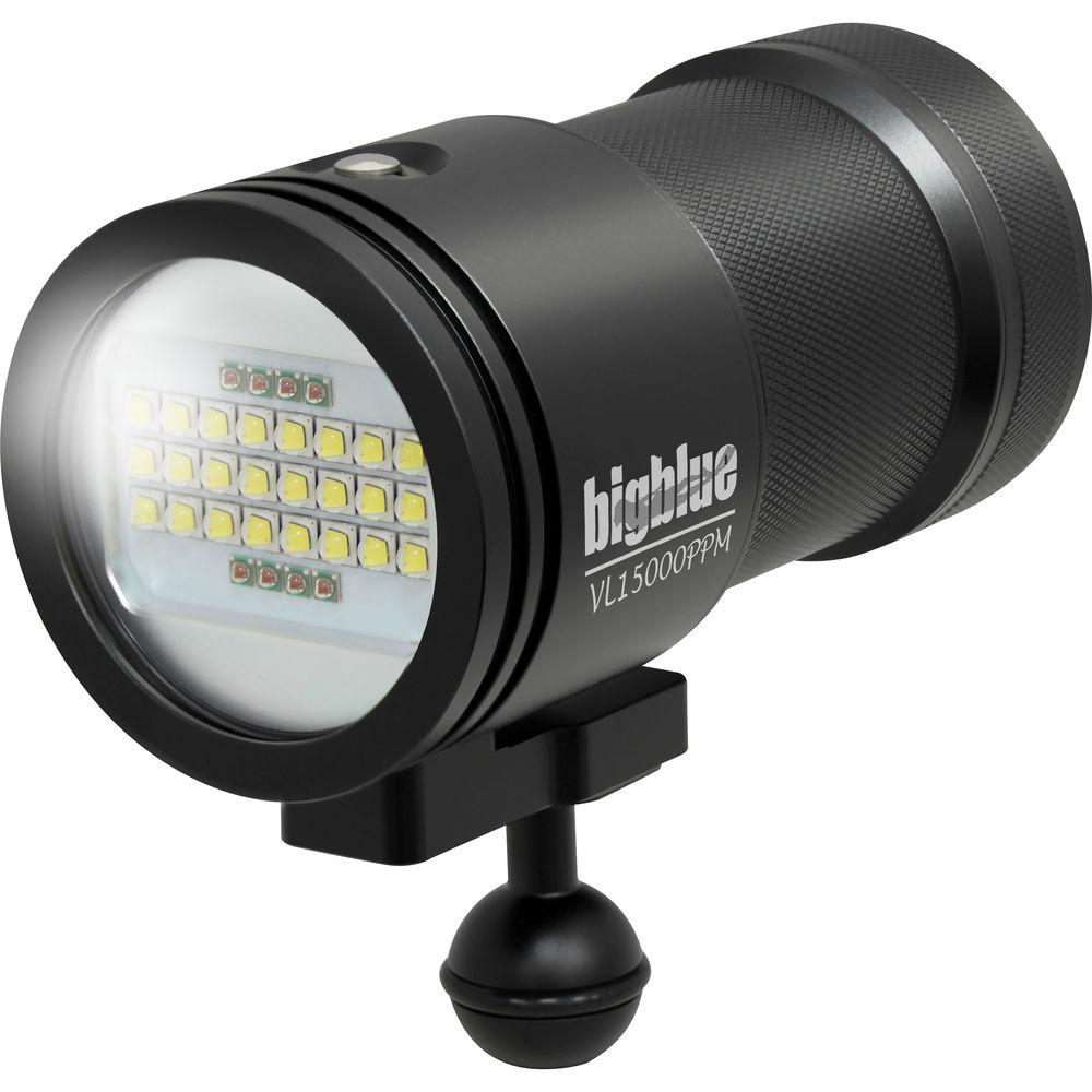 Bigblue VL15000P-PRO MINI Video LED Dive Light with Protective Case, Bigblue, VL15000P-PRO, MINI, Video, LED, Dive, Light, with, Protective, Case