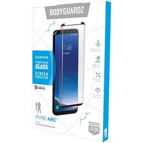 BodyGuardz Pure Arc Glass Screen Protector for Galaxy S8, BodyGuardz, Pure, Arc, Glass, Screen, Protector, Galaxy, S8