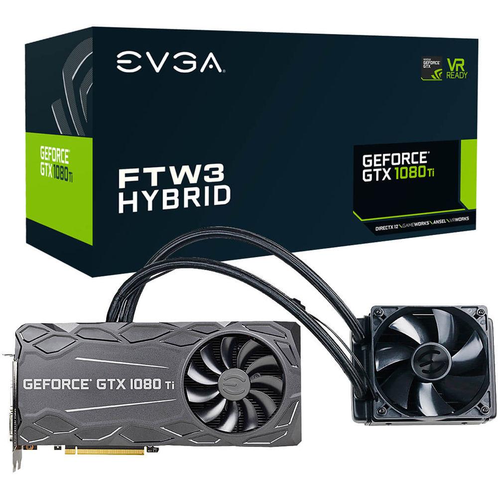 EVGA GeForce GTX 1080 Ti FTW3 HYBRID GAMING Graphics Card